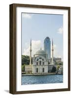 Bezni Alem Valide Sultani Cami Mosque along Bosporus-Guido Cozzi-Framed Photographic Print