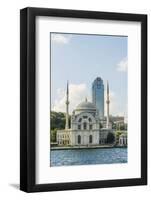 Bezni Alem Valide Sultani Cami Mosque along Bosporus-Guido Cozzi-Framed Photographic Print