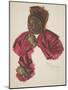Bezou, Chef De Groupe (Fort Archambault), from Dessins Et Peintures D'afrique, Executes Au Cours De-Alexander Yakovlev-Mounted Giclee Print