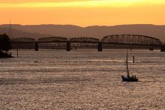 Sailboat Sunset-bfoxfoto-Mounted Photographic Print