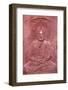 Bhagavad Gita engraved on a Hindu temple (photo)-null-Framed Photographic Print