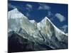 Bhagirathi Parbat, Himalayas, India-Nigel Callow-Mounted Photographic Print