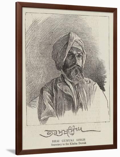 Bhai Gumuki Singh-null-Framed Giclee Print