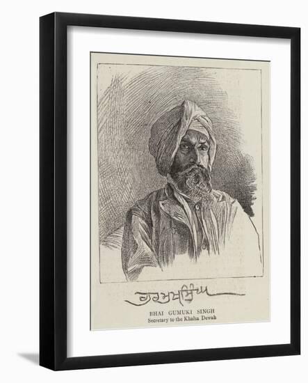 Bhai Gumuki Singh-null-Framed Giclee Print