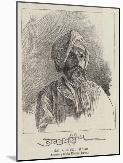 Bhai Gumuki Singh-null-Mounted Giclee Print