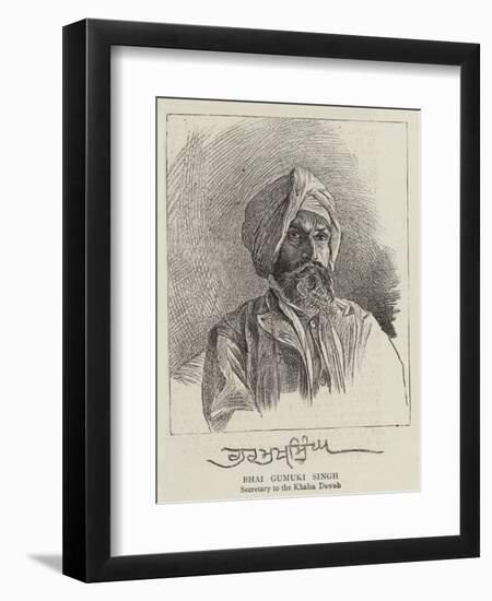 Bhai Gumuki Singh-null-Framed Premium Giclee Print