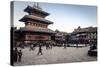 Bhairabnath Temple and Taumadhi Tole, Bhaktapur, UNESCO World Heritage Site, Nepal, Asia-Andrew Taylor-Stretched Canvas