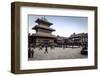 Bhairabnath Temple and Taumadhi Tole, Bhaktapur, UNESCO World Heritage Site, Nepal, Asia-Andrew Taylor-Framed Photographic Print