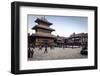 Bhairabnath Temple and Taumadhi Tole, Bhaktapur, UNESCO World Heritage Site, Nepal, Asia-Andrew Taylor-Framed Photographic Print