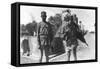 Bhistis, or Water Carriers, Agra, India, 1916-1917-null-Framed Stretched Canvas