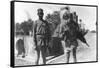 Bhistis, or Water Carriers, Agra, India, 1916-1917-null-Framed Stretched Canvas