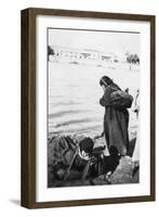 Bhistis or Water Carriers, Basra, Iraq, 1917-1919-null-Framed Giclee Print