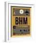 BHM Birmingham Luggage Tag I-NaxArt-Framed Premium Giclee Print