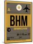 BHM Birmingham Luggage Tag I-NaxArt-Mounted Premium Giclee Print