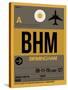 BHM Birmingham Luggage Tag I-NaxArt-Stretched Canvas