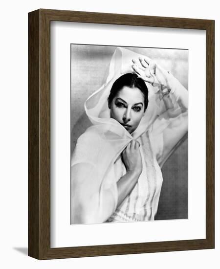 Bhowani Junction, Ava Gardner, Directed by George Cukor, 1956-null-Framed Photographic Print