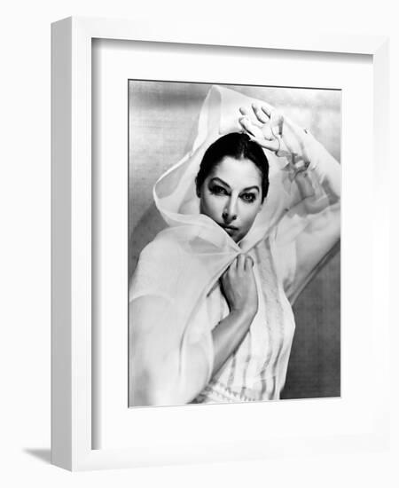 Bhowani Junction, Ava Gardner, Directed by George Cukor, 1956-null-Framed Photographic Print