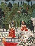 Krishna Uses a Ruse to Meet His Beloved, 1781-Bhoya-Framed Stretched Canvas