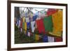 Bhutan. Prayer Flags at the Top of Dochula, a Mountain Pass-Brenda Tharp-Framed Photographic Print
