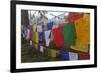 Bhutan. Prayer Flags at the Top of Dochula, a Mountain Pass-Brenda Tharp-Framed Photographic Print