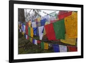 Bhutan. Prayer Flags at the Top of Dochula, a Mountain Pass-Brenda Tharp-Framed Photographic Print