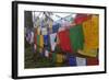 Bhutan. Prayer Flags at the Top of Dochula, a Mountain Pass-Brenda Tharp-Framed Photographic Print