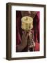 Bhutan, Thimphu. Woman Holding a Prayer Wheel and Prayer Beads as She Performs Her Circumambulation-Brenda Tharp-Framed Photographic Print