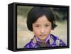 Bhutanese Girl, Wangdi, Bhutan-Keren Su-Framed Stretched Canvas