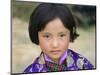 Bhutanese Girl, Wangdi, Bhutan-Keren Su-Mounted Photographic Print