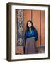 Bhutanese Woman, Jankar, Bumthang, Bhutan-Angelo Cavalli-Framed Photographic Print