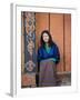 Bhutanese Woman, Jankar, Bumthang, Bhutan-Angelo Cavalli-Framed Photographic Print