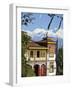 Bhutia Busty Gompa and Kanchenjunga, Darjeeling, West Bengal, India-Jane Sweeney-Framed Photographic Print