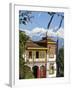 Bhutia Busty Gompa and Kanchenjunga, Darjeeling, West Bengal, India-Jane Sweeney-Framed Photographic Print