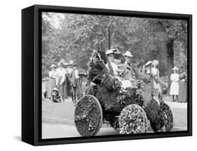 Bi-Centenary Celebration, Floral Parade, Automobile of Wm. Metzger, Detroit, Mich.-null-Framed Stretched Canvas