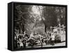 Bi-Centenary Celebration, Floral Parade, Newsboys Band, Detroit, Mich.-null-Framed Stretched Canvas