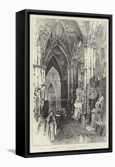 Bi-Centenary of Henry Purcell, the Tomb in Westminster Abbey-Herbert Railton-Framed Stretched Canvas