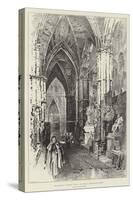 Bi-Centenary of Henry Purcell, the Tomb in Westminster Abbey-Herbert Railton-Stretched Canvas