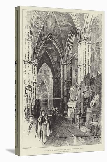 Bi-Centenary of Henry Purcell, the Tomb in Westminster Abbey-Herbert Railton-Stretched Canvas