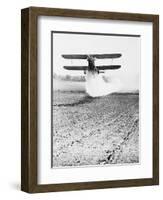 Bi-Plane Dusting Field with Pesticides-David McLane-Framed Photographic Print