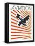 Bi-Wing with Single Pontoon-null-Framed Stretched Canvas