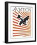 Bi-Wing with Single Pontoon-null-Framed Art Print