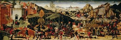 The Triumph of Scipio Africanus, C.1460 (Tempera on Fabric Mounted on Panel) (See also 488154)-Biagio D'Antonio-Stretched Canvas