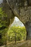 Karstic Rock Arch in the Korana Canjon, Plitvice Lakes National Park, Croatia, October 2008-Biancarelli-Photographic Print