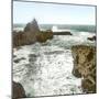 Biarritz (Atlantic-Pyrenees, France), the Virgin's Rock-Leon, Levy et Fils-Mounted Photographic Print