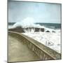 Biarritz (Atlantic-Pyrennes, France), Effects of the Sea-Leon, Levy et Fils-Mounted Photographic Print