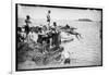 Biarritz Bathers-null-Framed Photographic Print