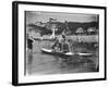Biarritz Canoers-null-Framed Photographic Print