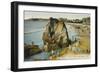 Biarritz: the Beach at Low Tide-null-Framed Photographic Print