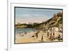 Biarritz: the Beach, from the Cote Des Basques-null-Framed Photographic Print