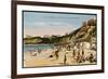 Biarritz: the Beach, from the Cote Des Basques-null-Framed Photographic Print